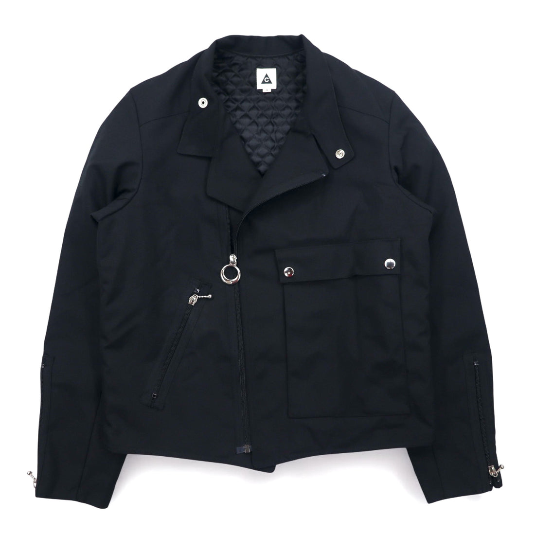 THE Mongolian Chops Candy Rider Padded Rider Jacket S Black CORDURA Made in Japan
