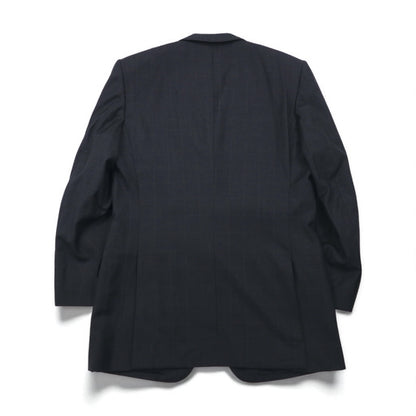 Paul Smith 90年代 SUPER 100's 3B スーツ セットアップ XL グレー チェック ウール VITALE BARBERIS CANONICO イタリア製生地 日本製