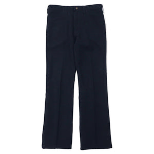 Wrangler USA製 90年代 ランチャーパンツ 34 ネイビー ポリエステル センタープレス 82NY