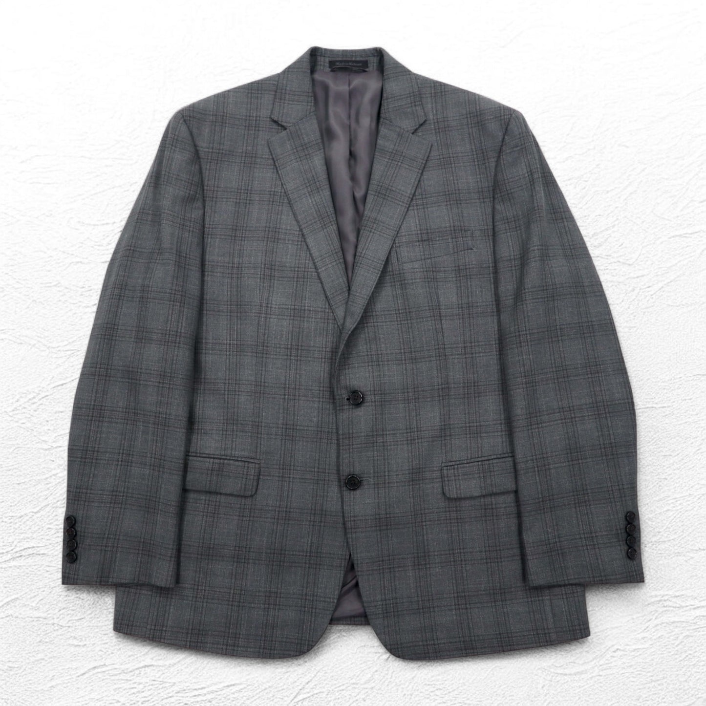 LAUREN RALPH LAUREN 2B テーラードジャケット スーツ XL グレー チェック Macy's 別注