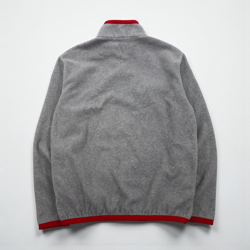 Polo Ralph Lauren ハーフジップ フリースジャケット M グレー 胸ポケット スモールポニー刺繡