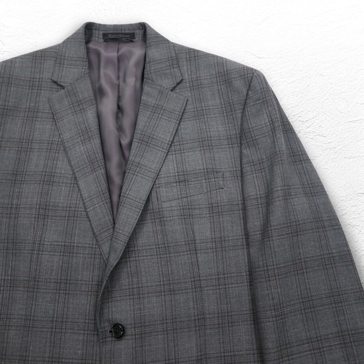LAUREN RALPH LAUREN 2B テーラードジャケット スーツ XL グレー チェック Macy's 別注
