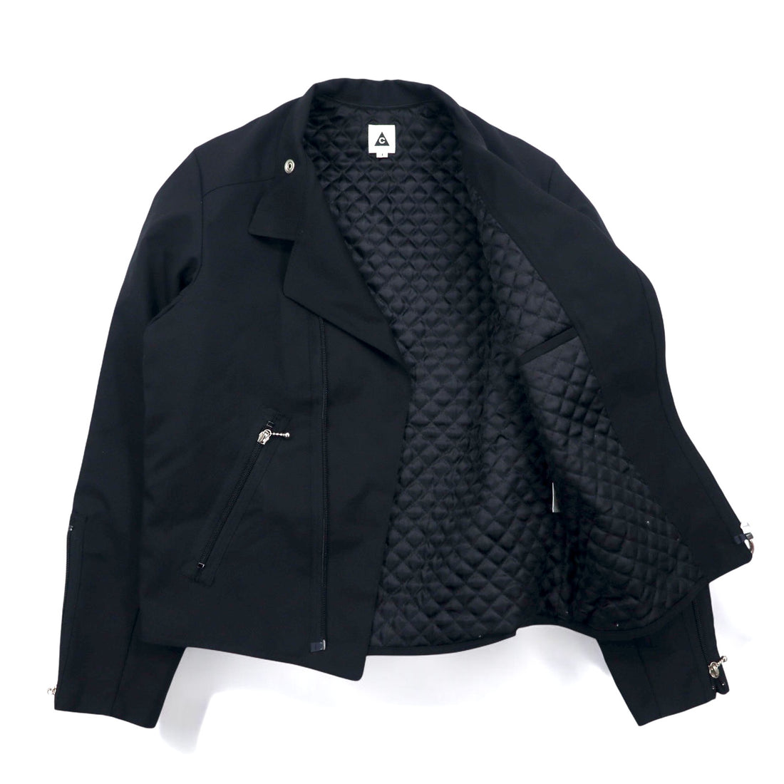 THE Mongolian Chops Candy Rider Padded Rider Jacket S Black CORDURA Made in Japan