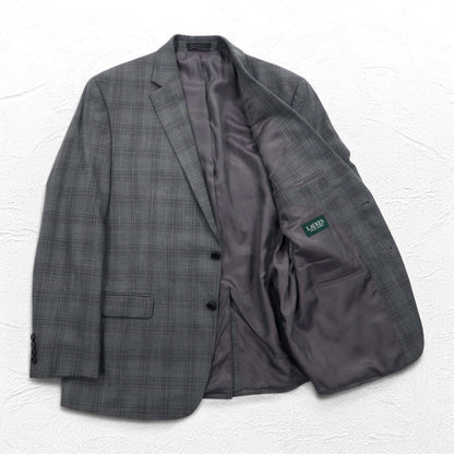 LAUREN RALPH LAUREN 2B テーラードジャケット スーツ XL グレー チェック Macy's 別注