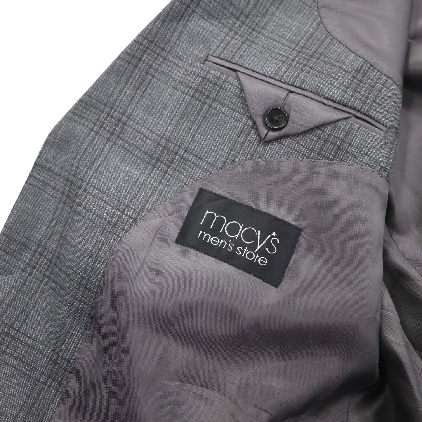 LAUREN RALPH LAUREN 2B テーラードジャケット スーツ XL グレー チェック Macy's 別注