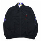 CONVERSE 90s Track Jacket Jersey M Black Polyester Logo Embroidery