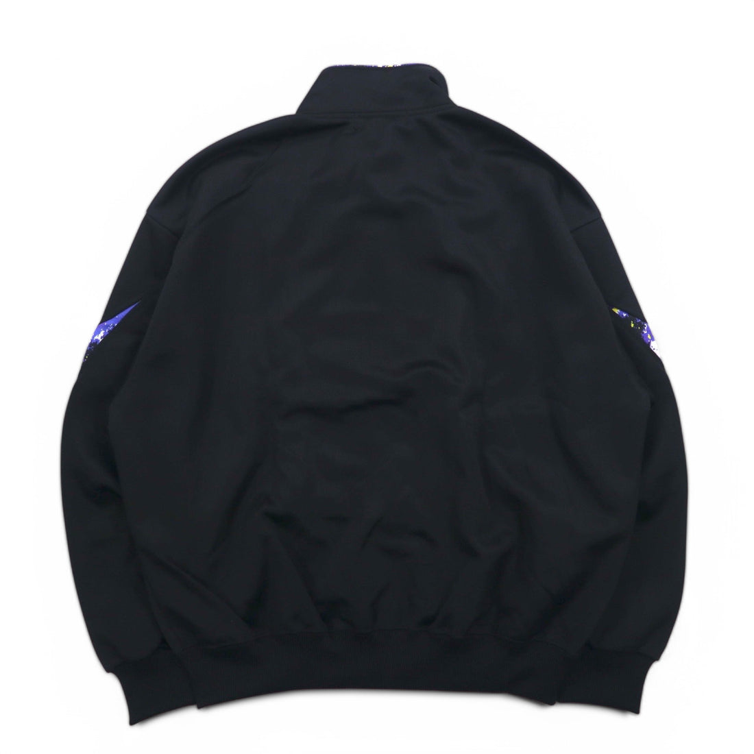 CONVERSE 90s Track Jacket Jersey M Black Polyester Logo Embroidery