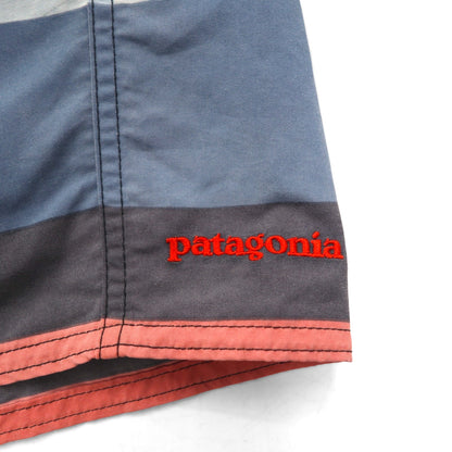Patagonia Wavefarer Board Shorts, Size M, Multicolor Striped Nylon, 86556