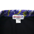 CONVERSE 90s Track Jacket Jersey M Black Polyester Logo Embroidery