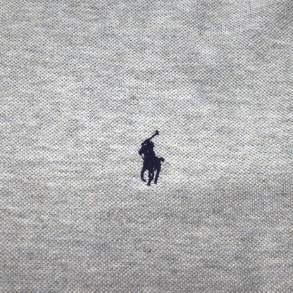 Polo by Ralph Lauren 90年代 ポロシャツ M グレー コットン スモールポニー刺繍