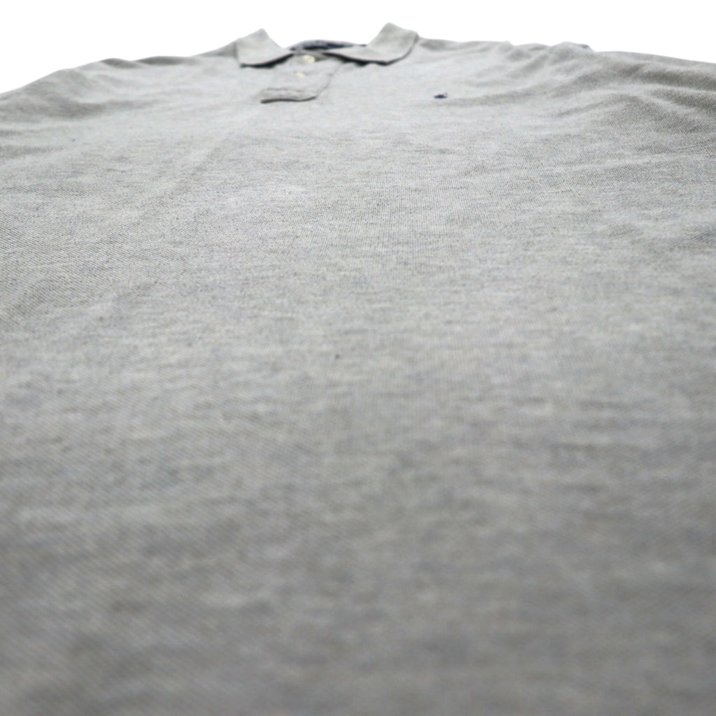 Polo by Ralph Lauren 90s Polo Shirt, Medium, Grey, Cotton, Small Pony Embroidery
