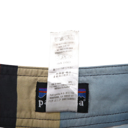 Patagonia Wavefarer Board Shorts, Size M, Multicolor Striped Nylon, 86556