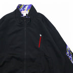 CONVERSE 90s Track Jacket Jersey M Black Polyester Logo Embroidery