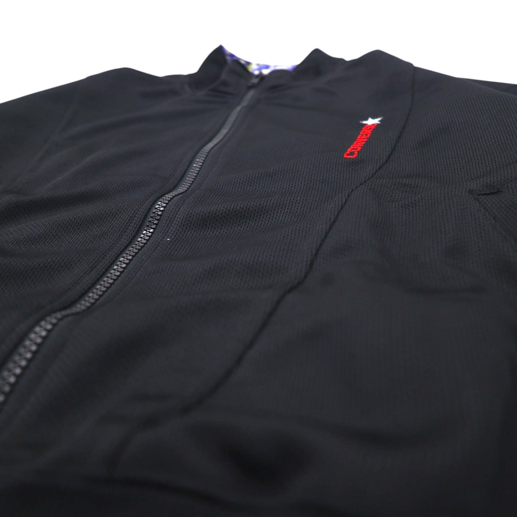 CONVERSE 90s Track Jacket Jersey M Black Polyester Logo Embroidery