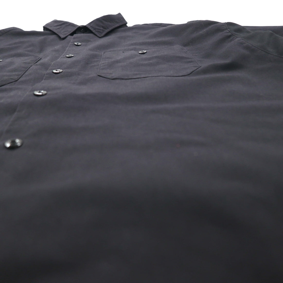 Dickies 半袖 ワークシャツ XL ブラック ポリエステル コットン アメリカ企業 NASTC LS516