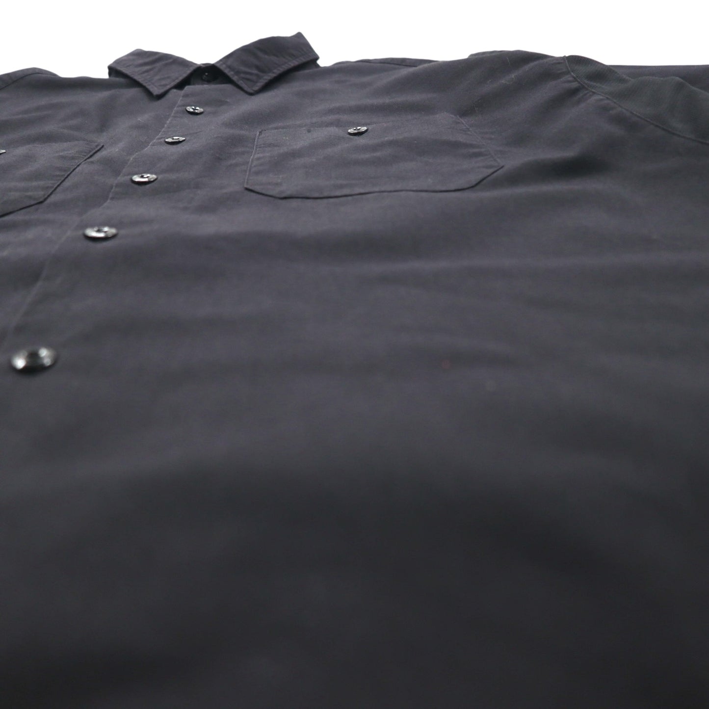 Dickies 半袖 ワークシャツ XL ブラック ポリエステル コットン アメリカ企業 NASTC LS516
