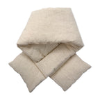 KAPITAL KESA Scarf, Hinomaru, Ivory, Gold, Hemp, Linen, Down Filling