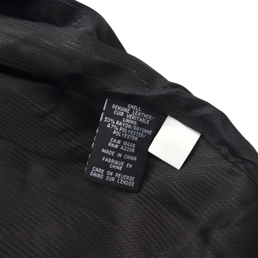 STORMTECH CLASSICS Full-Zip Leather Jacket, Brown, Size L