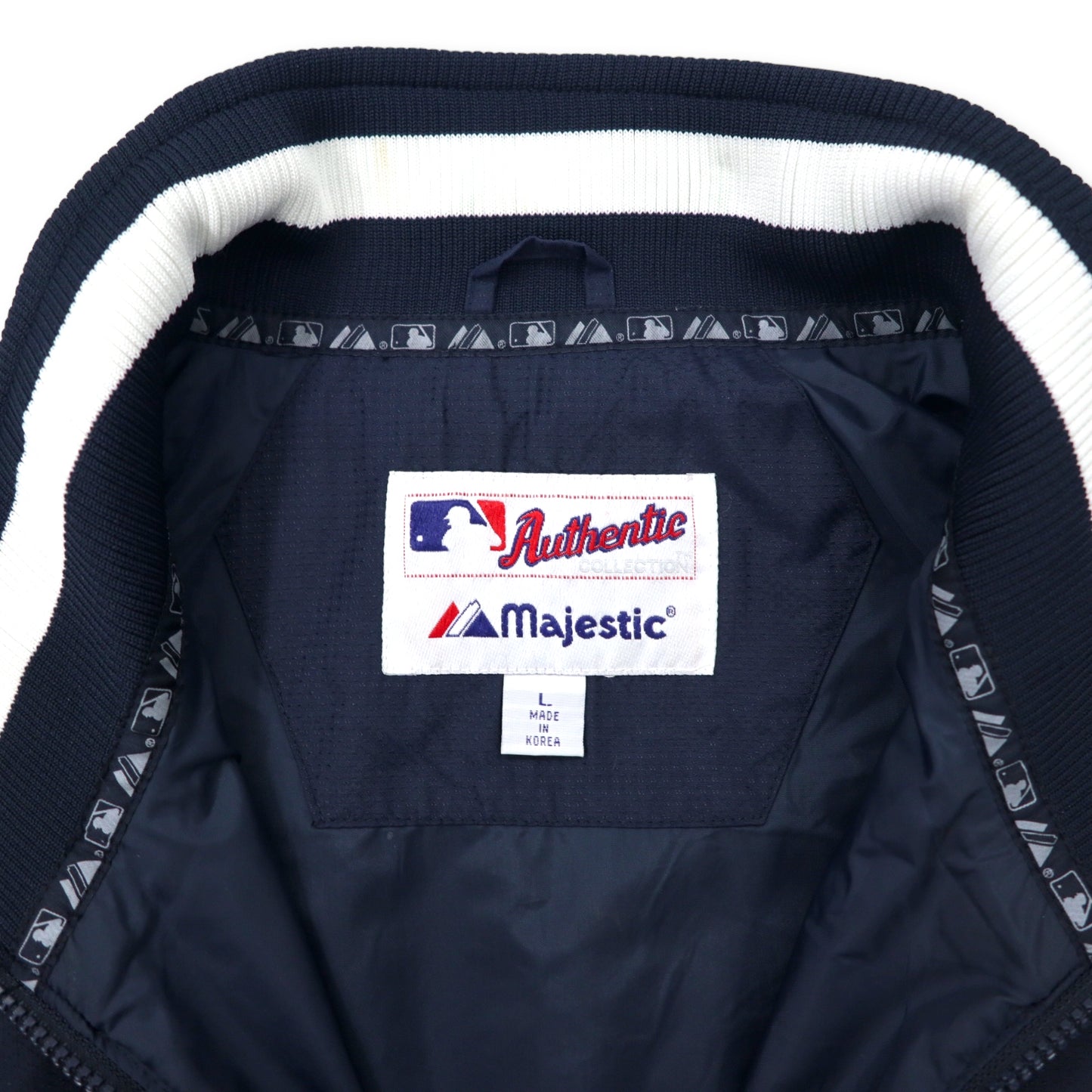 majestic MLB New York Yankees スタジャン ナイロンジャケット L 