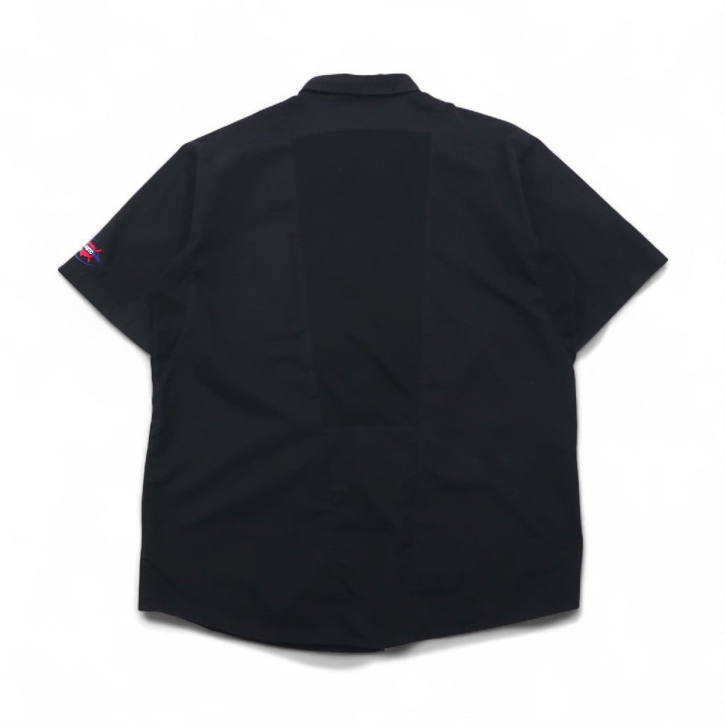 Dickies 半袖 ワークシャツ XL ブラック ポリエステル コットン アメリカ企業 NASTC LS516