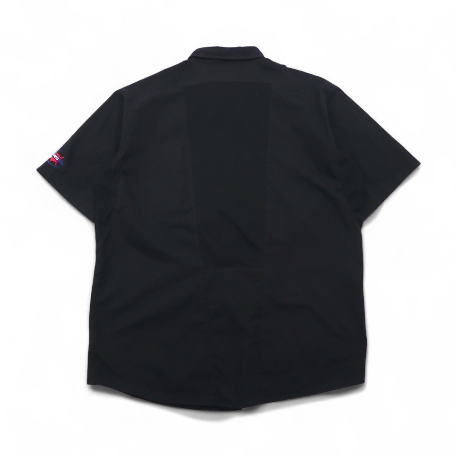 Dickies Short Sleeve Work Shirt, XL, Black, Polyester and Cotton, American Manufacturer, NASTC LS516
