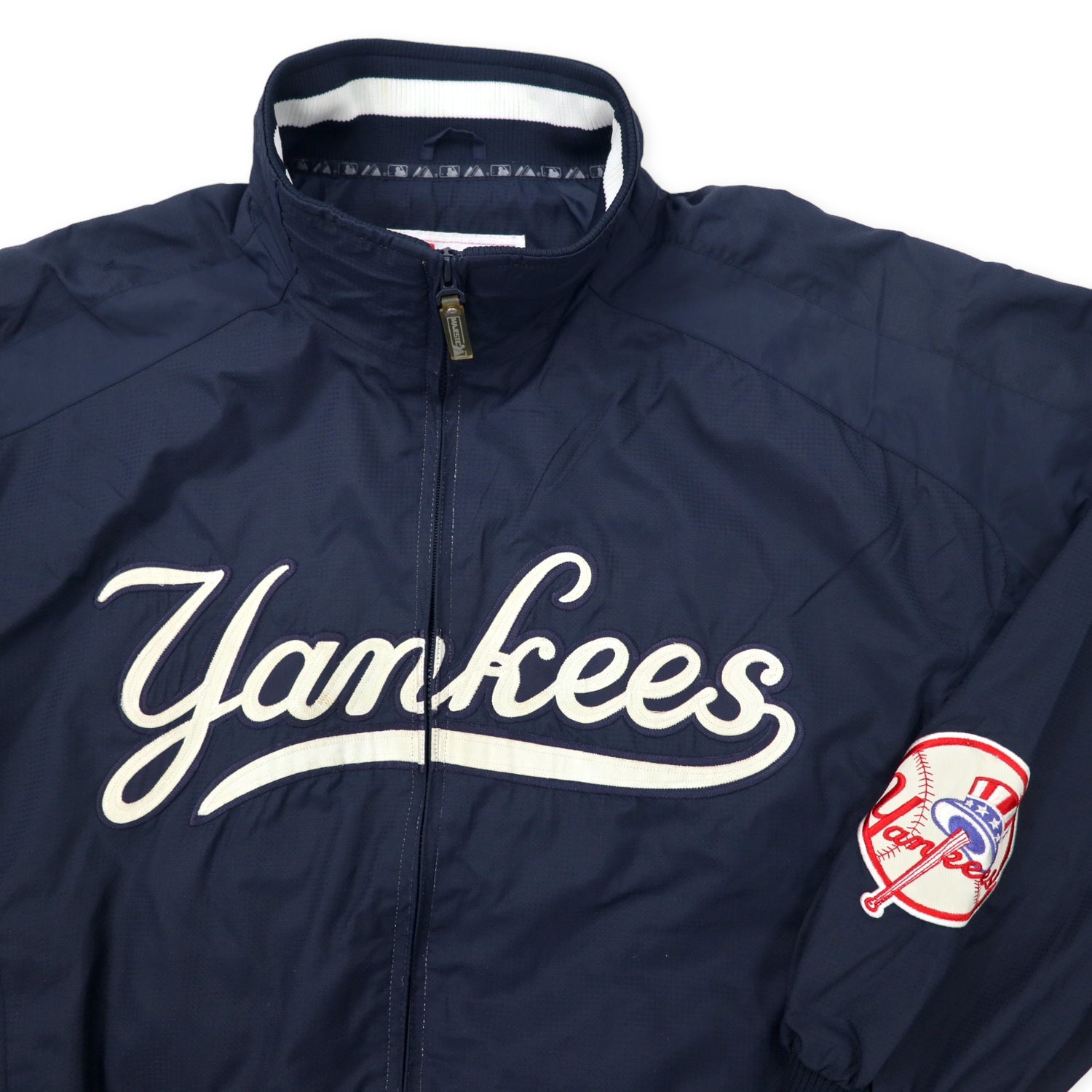 majestic MLB New York Yankees スタジャン ナイロンジャケット L