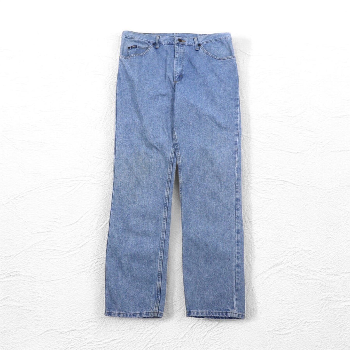 Lee 90年代 ウォッシュド デニムパンツ L ライト ブルー ジッパーフライ 2008991 コスタリカ製