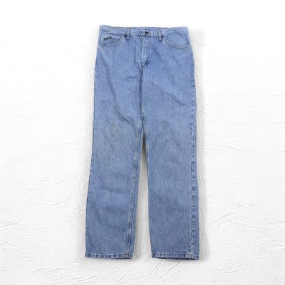 Lee 90年代 ウォッシュド デニムパンツ L ライト ブルー ジッパーフライ 2008991 コスタリカ製