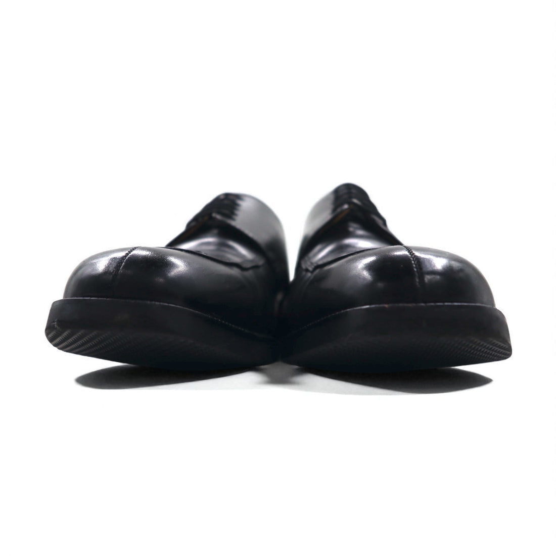 BURBERRY Split-Toe U-Tip Dress Shoes, Size 26.5cm, Black Leather, Wingtip, BU1430