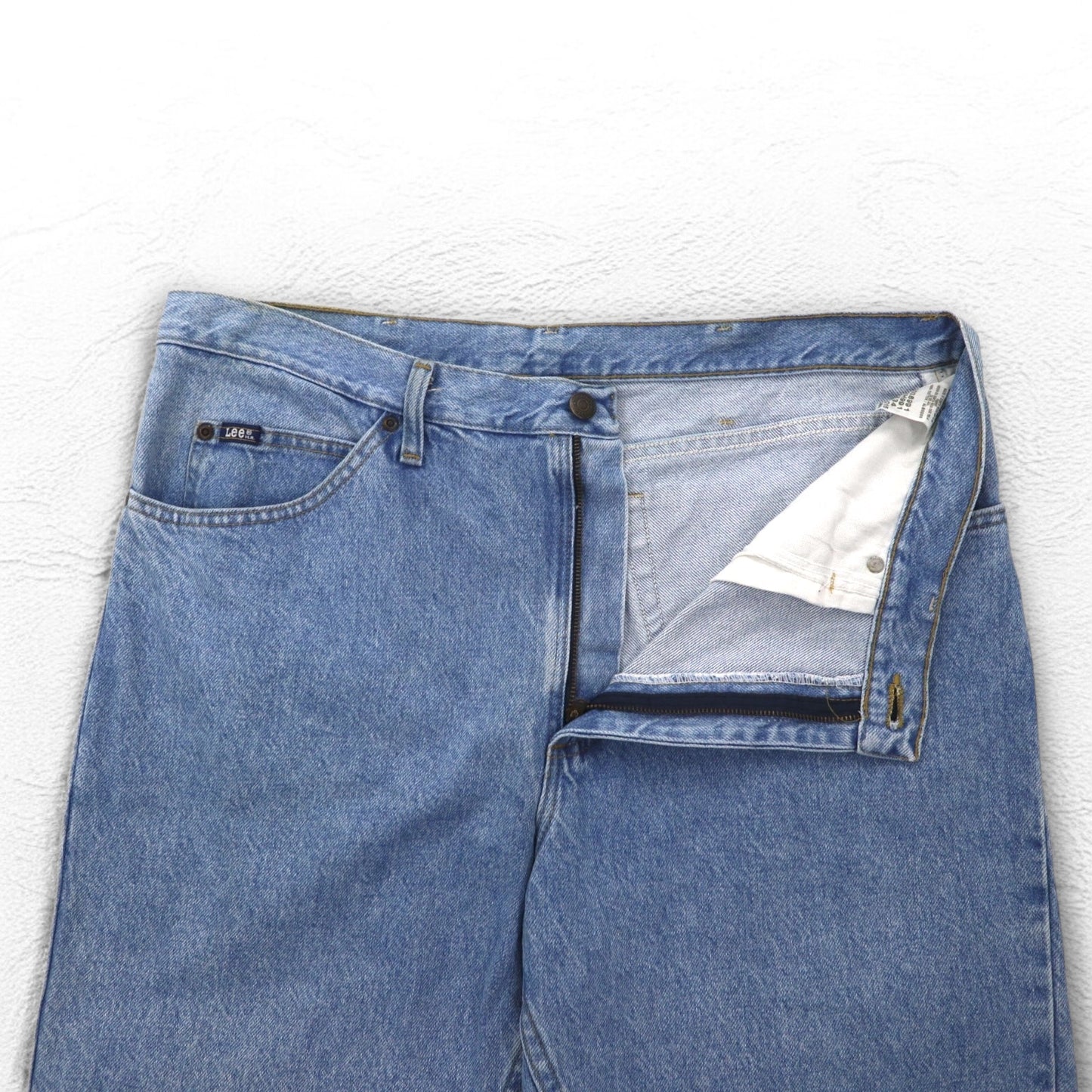 Lee 90年代 ウォッシュド デニムパンツ L ライト ブルー ジッパーフライ 2008991 コスタリカ製