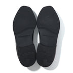 BURBERRY Split-Toe U-Tip Dress Shoes, Size 26.5cm, Black Leather, Wingtip, BU1430