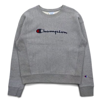 Champion リバースウィーブ REVERSE WEAVE スウェット XL グレー スクリプトロゴ 青単タグ 復刻 ホンジュラス製