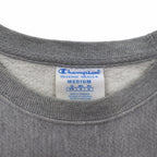 Champion Reverse Weave Sweatshirt, XL, Grey, Script Logo, Blue Single Tag, Reprint, Made in Honduras
