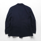 Polo Ralph Lauren 90年代 USA製 ダブル ブレザー テーラードジャケット M ピークドラペル 紺ブレ 金ボタン ギャバジン