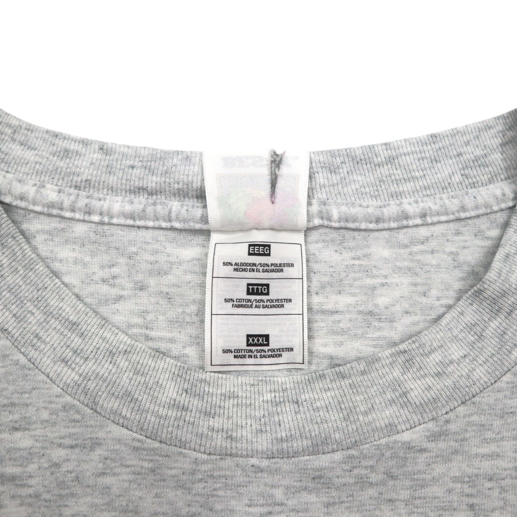 BROOKLYN CYCLONES 90年代 ベースボール プリント Tシャツ 3XL グレー FRUIT OF THE LOOM ビッグサイズ エルサルバドル製