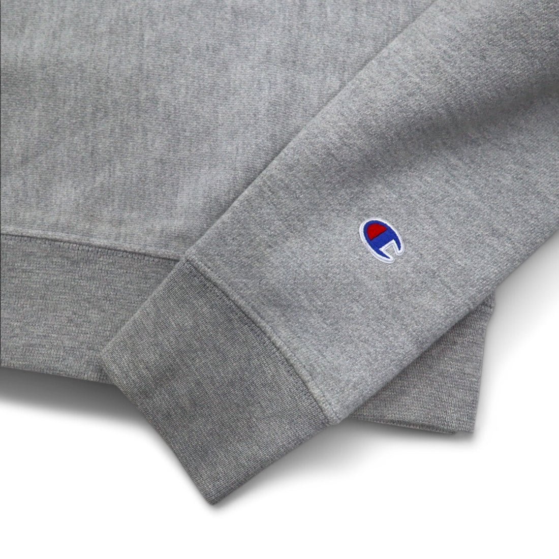 Champion Reverse Weave Sweatshirt, XL, Grey, Script Logo, Blue Single Tag, Reprint, Made in Honduras