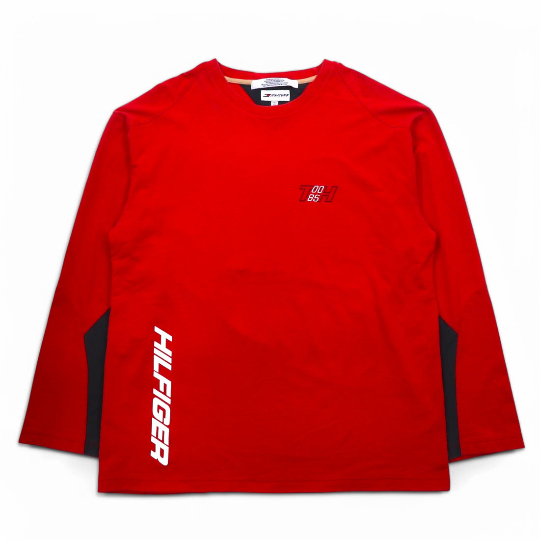 HILFIGER ATHLETICS ( TOMMY HILFIGER ) ロングスリーブ Tシャツ ロンT XXL レッド コットン
