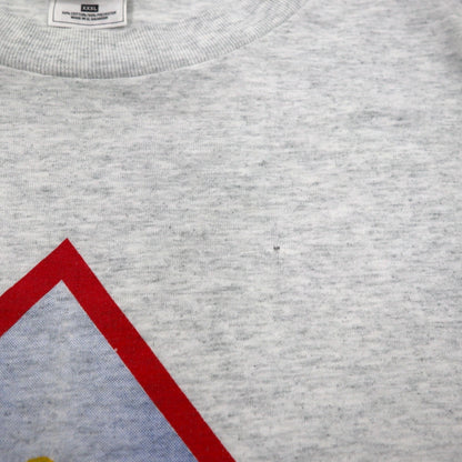 BROOKLYN CYCLONES 90年代 ベースボール プリント Tシャツ 3XL グレー FRUIT OF THE LOOM ビッグサイズ エルサルバドル製