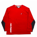 HILFIGER ATHLETICS ( TOMMY HILFIGER ) ロングスリーブ Tシャツ ロンT XXL レッド コットン