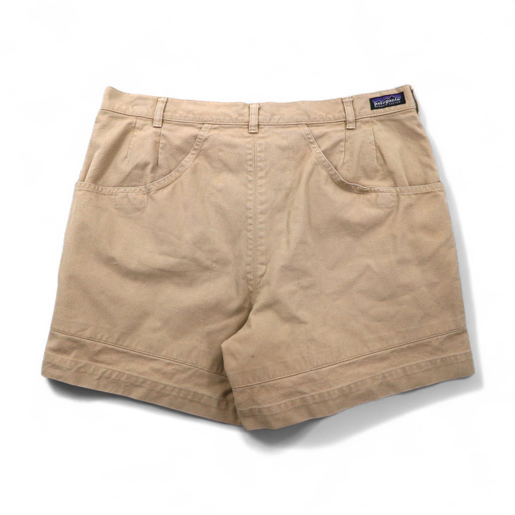 Patagonia 2000s Duck Stand Up Shorts, Organic Canvas, Size L, Beige, 57102, Made in Costa Rica