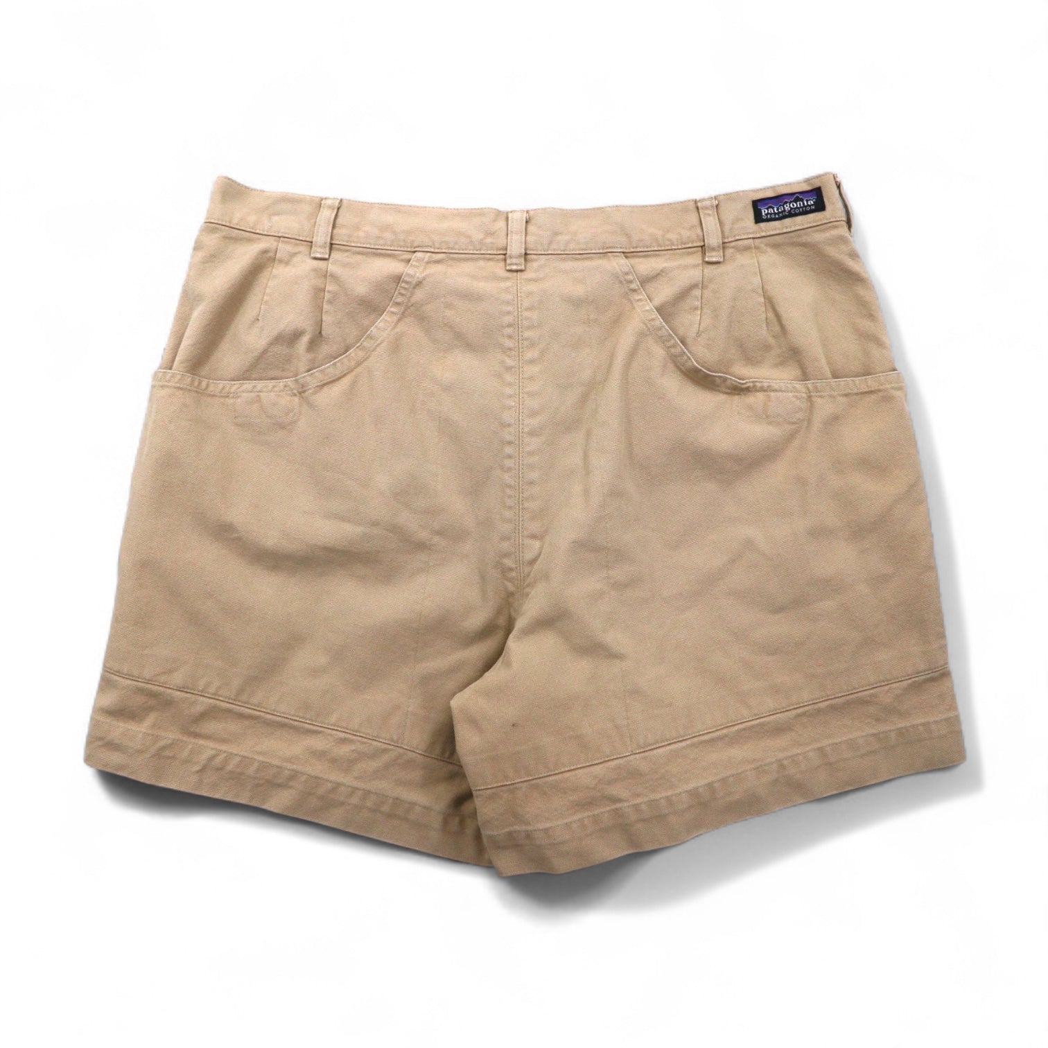 Patagonia 2000s Duck Stand Up Shorts, Organic Canvas, Size L, Beige, 57102, Made in Costa Rica