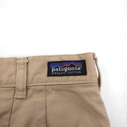 patagonia 00年代 ダック地 スタンドアップ ショーツ Stand up Organic Canvas ショートパンツ L ベージュ 57102 コスタリカ製