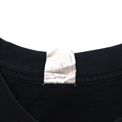 90年代 ONIGA SPORTSWEAR スノーモービル プリント Tシャツ L ブラック コットン SKI-DOO