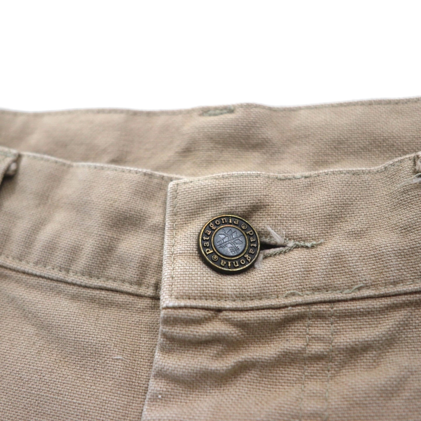 patagonia 00年代 ダック地 スタンドアップ ショーツ Stand up Organic Canvas ショートパンツ L ベージュ 57102 コスタリカ製