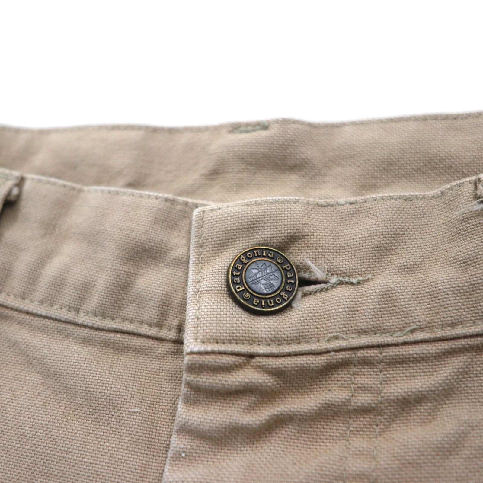 Patagonia 2000s Duck Stand Up Shorts, Organic Canvas, Size L, Beige, 57102, Made in Costa Rica