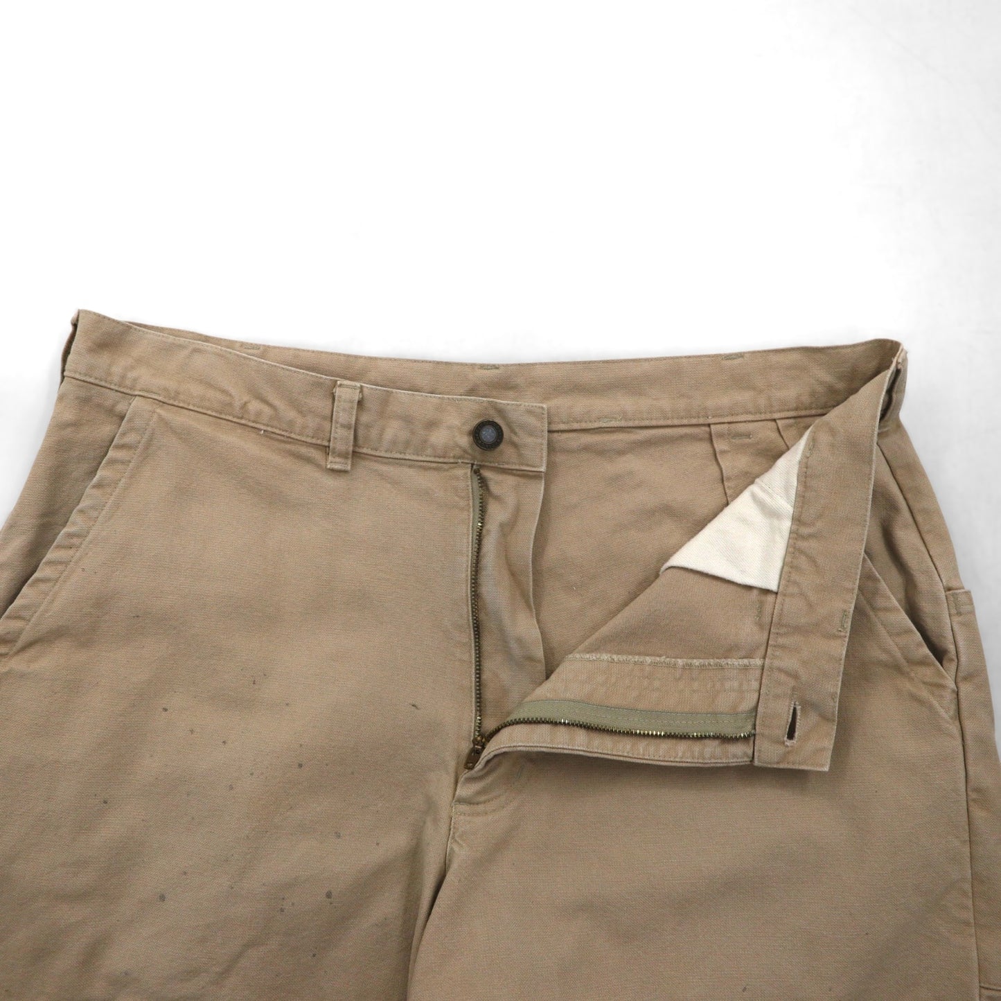 patagonia 00年代 ダック地 スタンドアップ ショーツ Stand up Organic Canvas ショートパンツ L ベージュ 57102 コスタリカ製