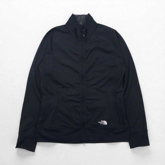 THE NORTH FACE トラックジャケット Vapor WiCK SHIRT M ブラック 速乾 ダブルジップ