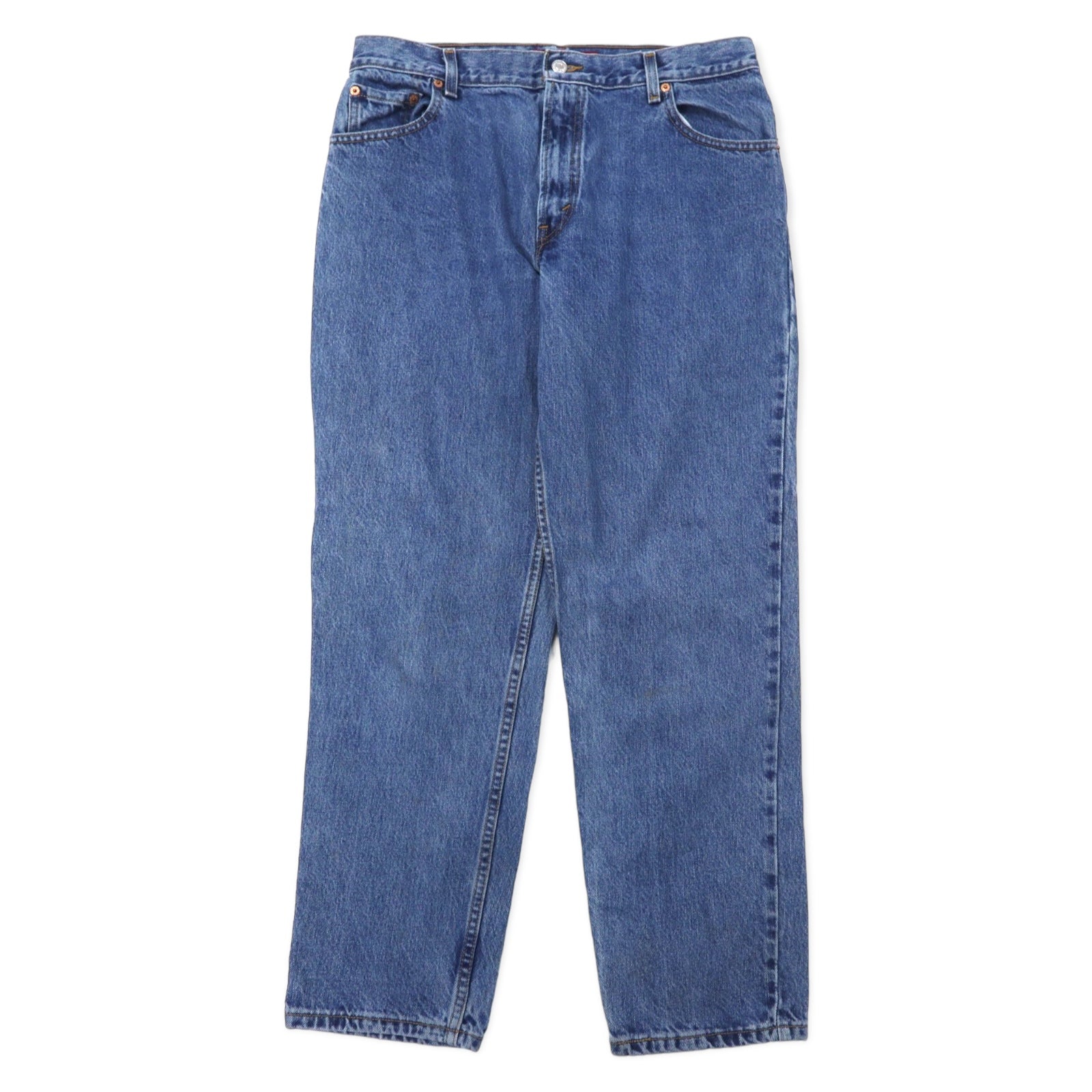 日本然リトテ-古着オンライン-Levi's 00年代 CLASSIC RELAXED 550 テーパード デニムパンツ 14 ブルー コットン RELAXED FIT TAPERED LEG メキシコ製-Levi's 00's CLASSIC RELAXED 550 Tapered Denim Pants 14 Blue Cotton RELAXED FIT TAPERED LEG Mexico Made