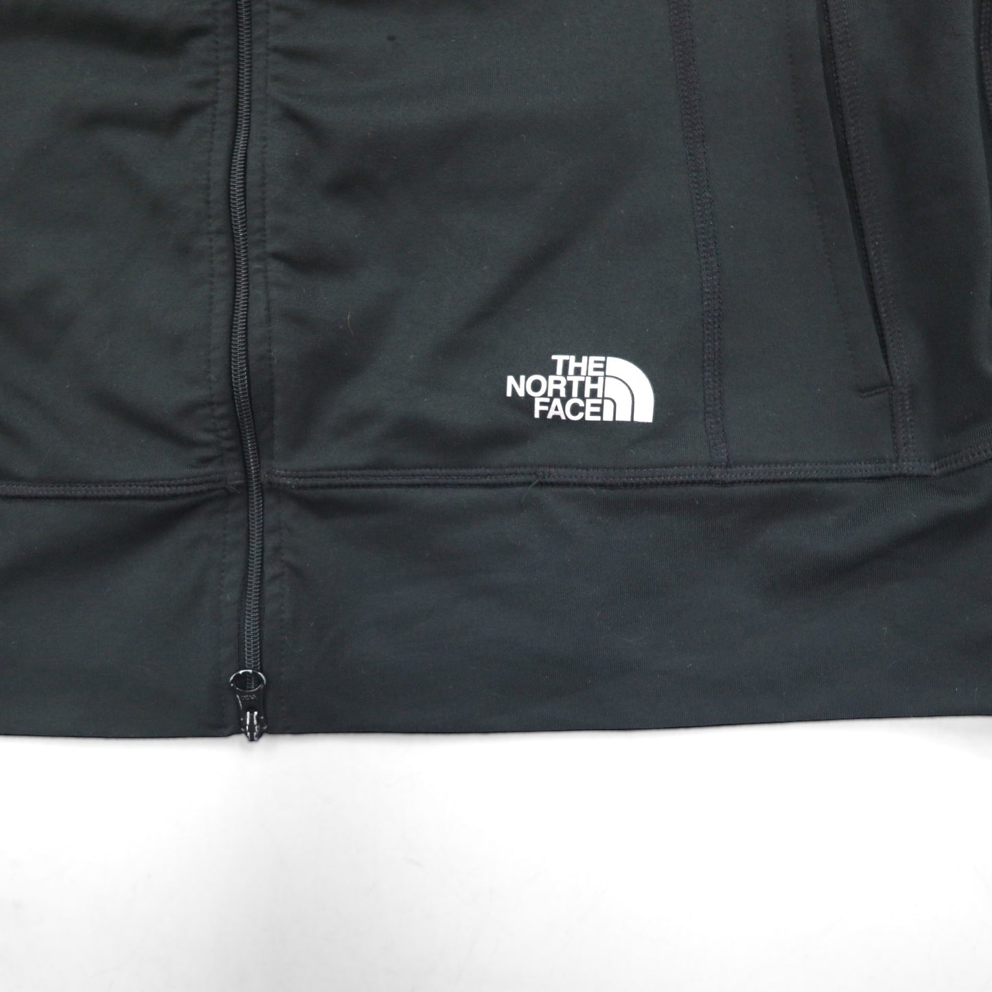 THE NORTH FACE トラックジャケット Vapor WiCK SHIRT M ブラック 速乾 ダブルジップ