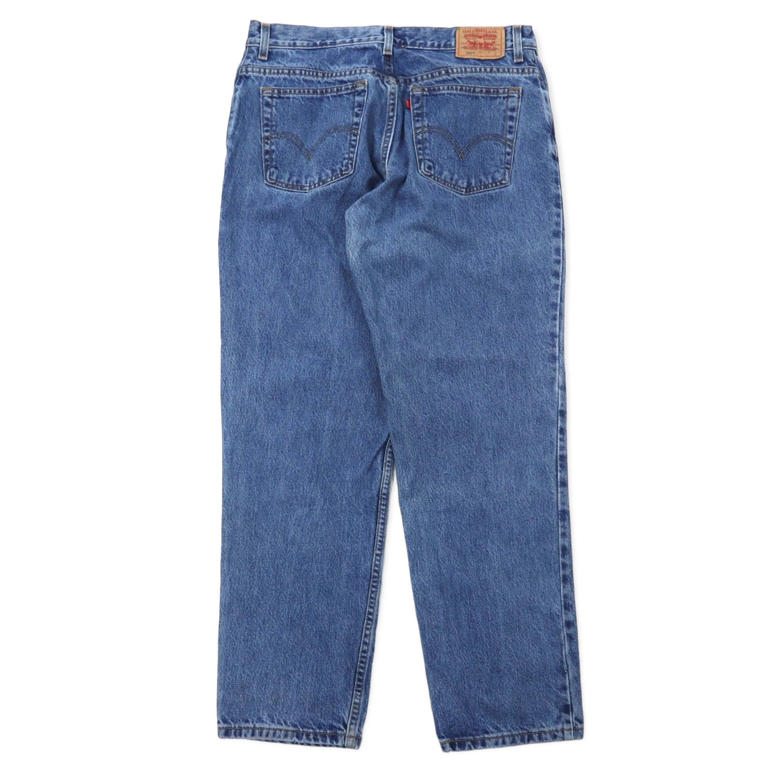 Levi's 00年代 CLASSIC RELAXED 550 テーパード デニムパンツ 14 ブルー コットン RELAXED FIT TAPERED LEG メキシコ製